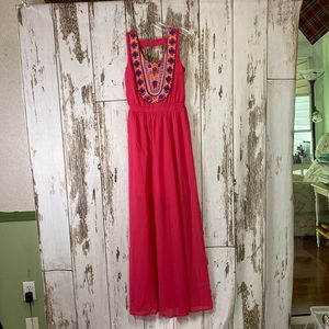 Boho Marineblu Maxi Dress